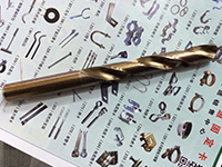 高强鋯钴钢直柄钻头