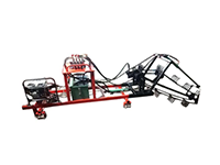 有砟道床边坡收砟机