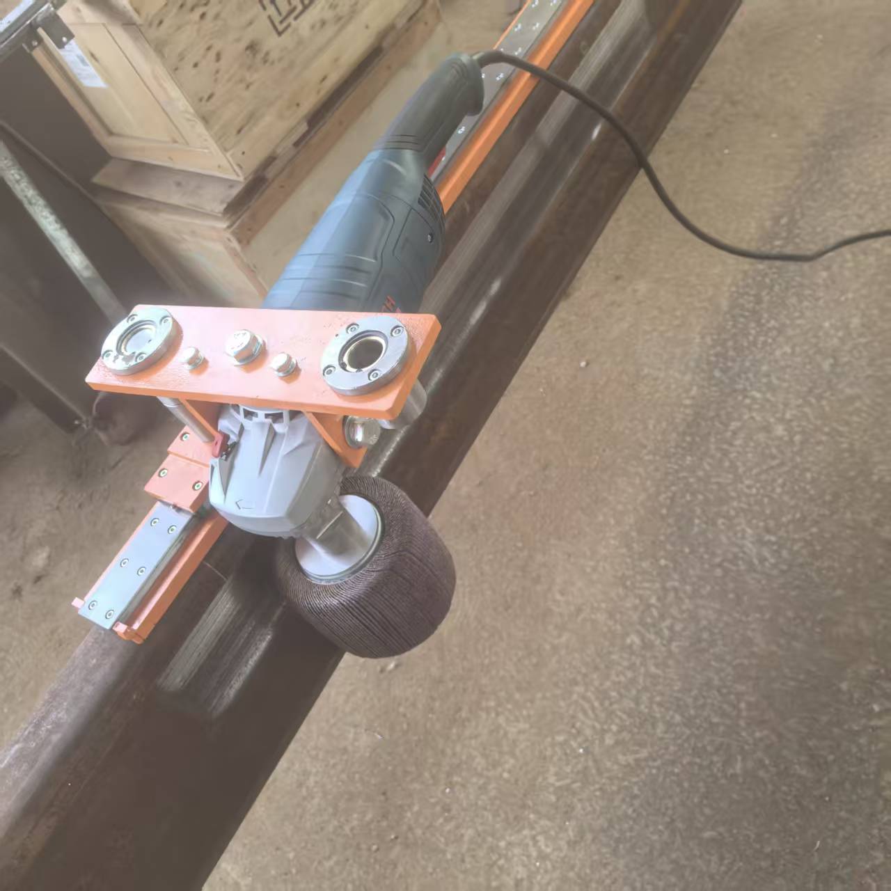 SJYC轨腰除锈 ...